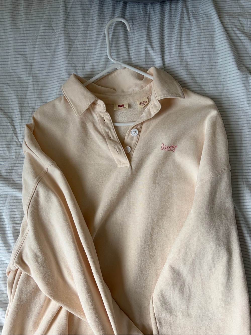 Levi's Women Peach Polo Sweatshirt